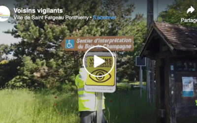 Signalétique « Voisins Vigilants » installée dans le Hameau