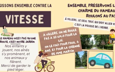 Agissons ensemble contre la vitesse