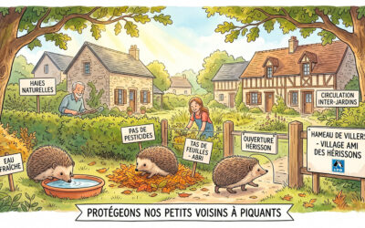 Protégeons nos hérissons au Hameau de Villers !